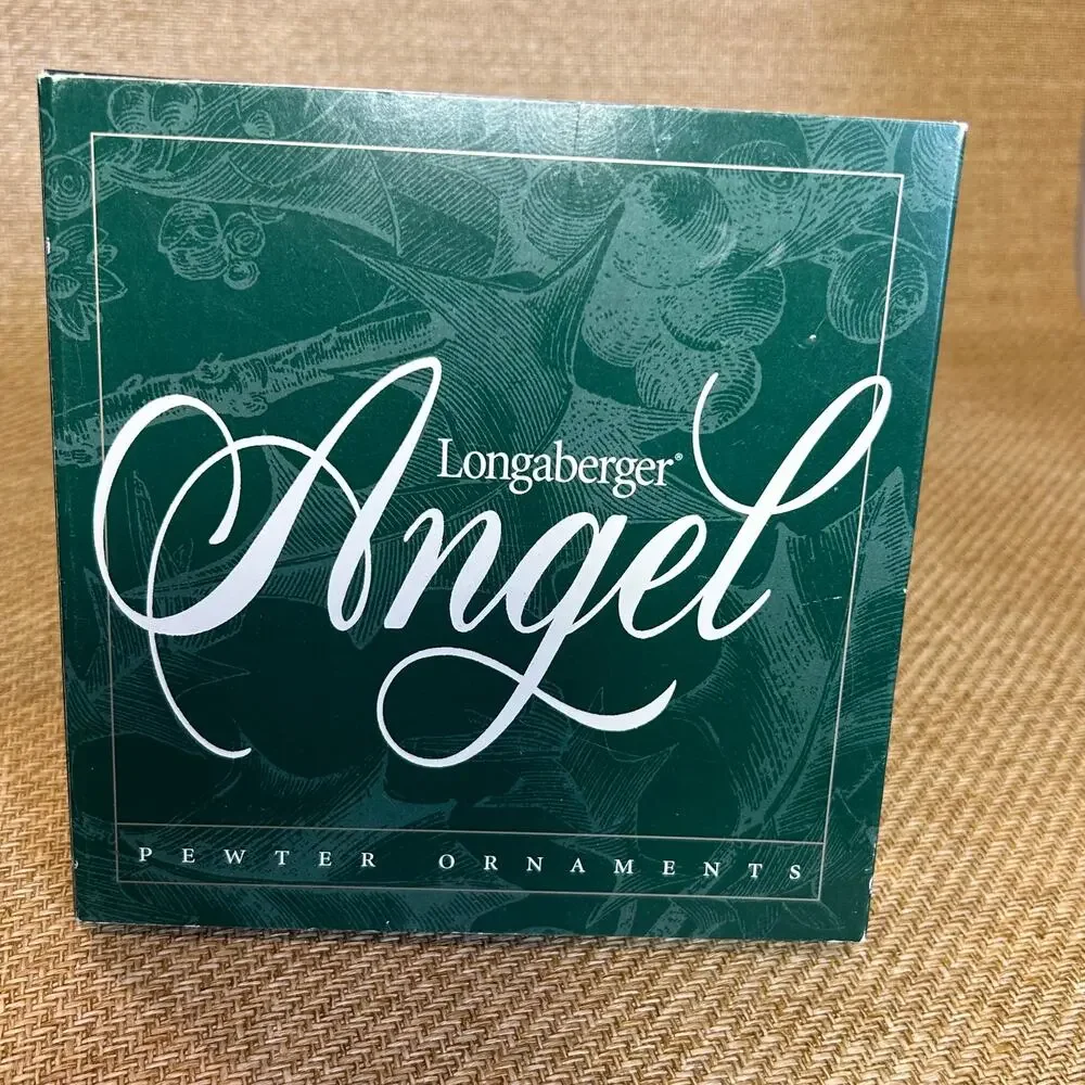 Longaberger Angel Ornaments Set of 4 1999 Boxed Peace Hope Love Joy 71757